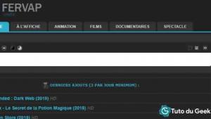 Fervap, site streaming sans pub : comment corriger l'erreur ? - Tuto du Geek