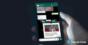 Comment enregistrer les photos WhatsApp dans la galerie - Tuto du Geek