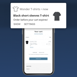 Why you need an abandoned cart push for your e-commerce store - WonderPush