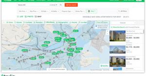 Trulia can now help you find a place to rent near public transport