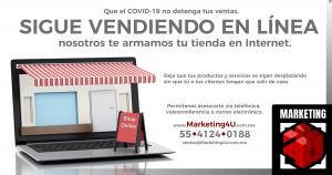 Que el COVID-19 no detenga tus ventas, ahora vende en línea