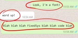How to try WhatsApp's hidden font for developers