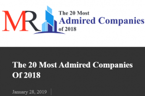 MIRRORREVIEW: The 20 Most Admired Companies of 2018