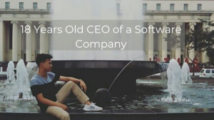 18 Years old CEO of a Software Company