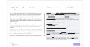 ECO V2 by Pangeanic: Deep Adaptive Machine Translation Document Translator and Anonymization Solution