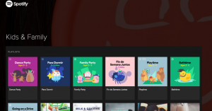 Spotify launches a new Kids category with a focus on learning activities, language development