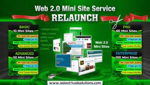 Web 2.0 Back-links Upgraded To Be Web 2.0 Mini Site Service