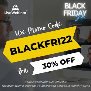 LiveWebinar on LinkedIn: #blackfriday2022 #blackfridayweek #livewebinar