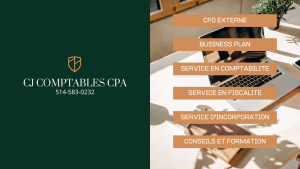Les services offerts par notre Cabinet conseils de CPA