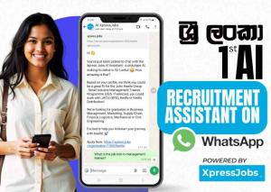XpressJobs Launches Sri Lanka’s First AI-Powered WhatsApp Recruitment Assistant