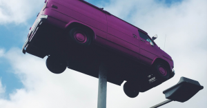 Lyft paid to paint SF’s famous van on a stick pink