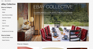 eBay’s new high-end furniture shop, eBay Collective, includes a visual search engine
