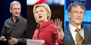 Hillary Clinton considered Bill Gates and Tim Cook for Vice President