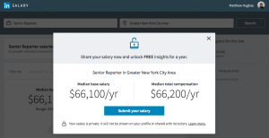 LinkedIn's Salary tool will tell you if you're being underpaid