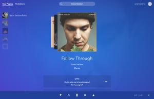 Pandora just completely redesigned its website