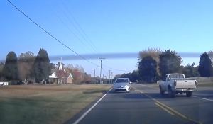 Watch Tesla Model S P85D's lightning-quick acceleration prevent an accident