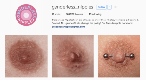 'Genderless Nipples' wants to challenge censorship on Instagram