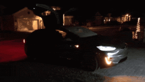 Tesla’s latest Easter Eggs include a holiday light show and a trip to Mars