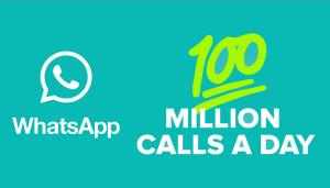 WhatsApp users are making 100 millions calls every day