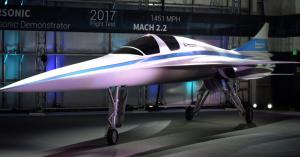 Boom shows off its XB-1 supersonic demonstration passenger airliner