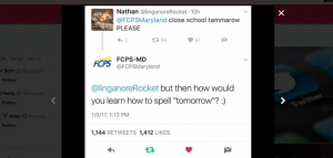 School employee fired after busting joke about student's spelling on Twitter