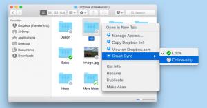 Dropbox’s Smart Sync lets users open a file stored only in the cloud like any normal file