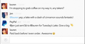 PayPal’s first payments bot is a Slack app