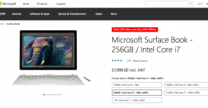 Brexit bumps up the UK price of Microsoft’s Surface Book