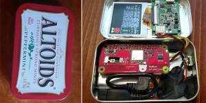 This tiny mint box is actually a self-contained PC packing a Raspberry Pi
