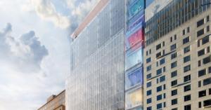 NYC Mayor Bill de Blasio shows off designs for planned tech hub