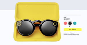 Snap starts selling Spectacles online in the US for $130