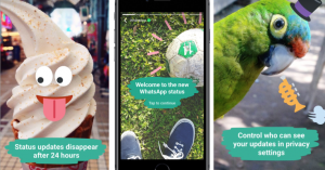 WhatsApp launches Status, an encrypted Snapchat Stories clone