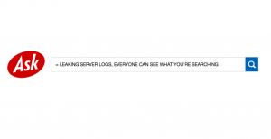 Ask.com is leaking server logs and everyone can see what you're searching