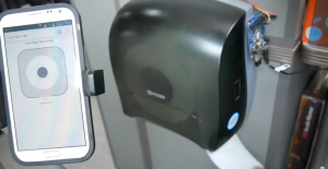 This smart toilet paper monitor tells you when you need a new roll