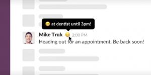 Slack now lets you set your status to whatever you want