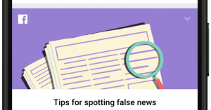 Facebook runs full page newspaper ads against fake news in France ahead of the election