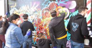 Uber employees thought it’d be a good idea to paint a ‘#Undelete’ mural
