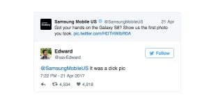 Samsung obliterates Twitter troll’s dick pic joke with one savage emoji