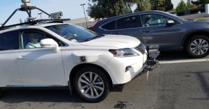 Apple’s self-driving test Lexus SUV photographed on Silicon Valley roads