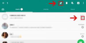 WhatsApp beta lets you pin people to the top of your chat list