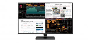 LG unveils 42.5-inch monitor that squeezes four displays in one huge panel