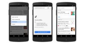 Offline content gets a boost in the new version of Chrome for Android
