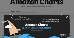 Amazon Charts, Amazon’s new bestseller list, ranks titles by ‘most read’ and more