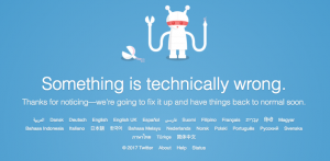 Twitter is down for some users