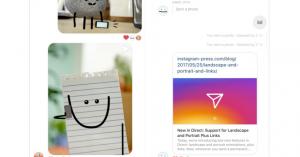 Instagram direct messages now support web links and different photo orientations