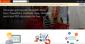 Now that it owns SlideShare, Microsoft is closing its own file-sharing service Docs.com