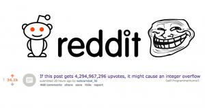 Bored programmers are trying to break the 32-bit barrier on Reddit