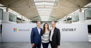 Microsoft launches a new AI startup program at Station F in Paris