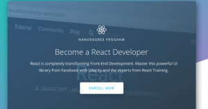 Udacity’s latest Nanodegree will teach React