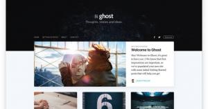 Ghost, the open source blogging system, is ready for prime time